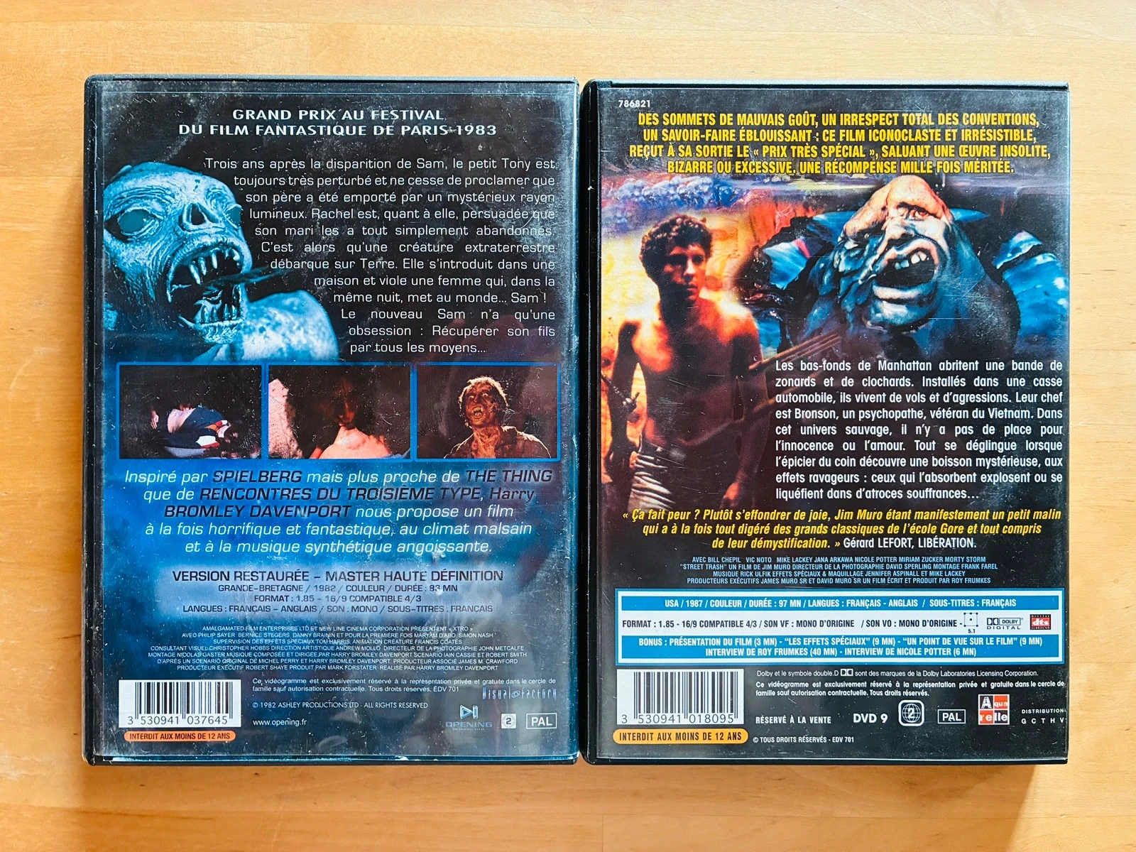 Set van 2 cult horror-DVD's uit de jaren 80. – photo 3